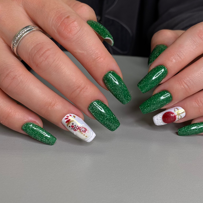 Дизайн сложный 1 ноготь