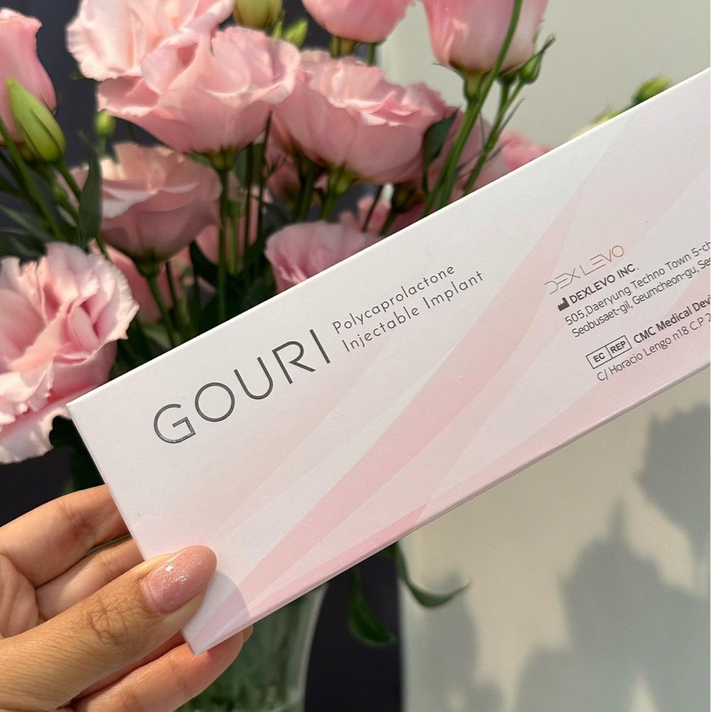 Gouri — инъекционный продукт для разглаживания морщин, повышения эластичности кожи и подтяжки лица. Базовым компонентом продукта является поликапролак