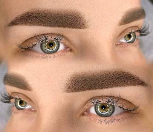 Перманентный макияж бровей