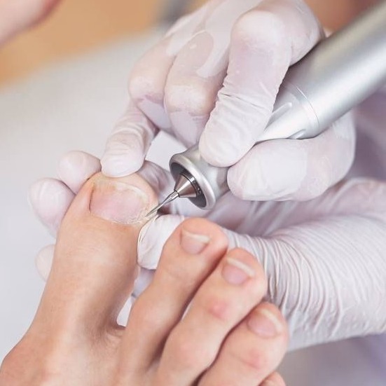 Педикюр+снятие(пальчики)