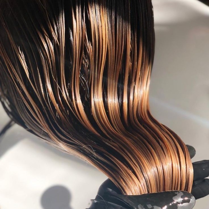 Липидное тонирование волос