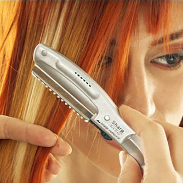 Стрижка волос горячей бритвой