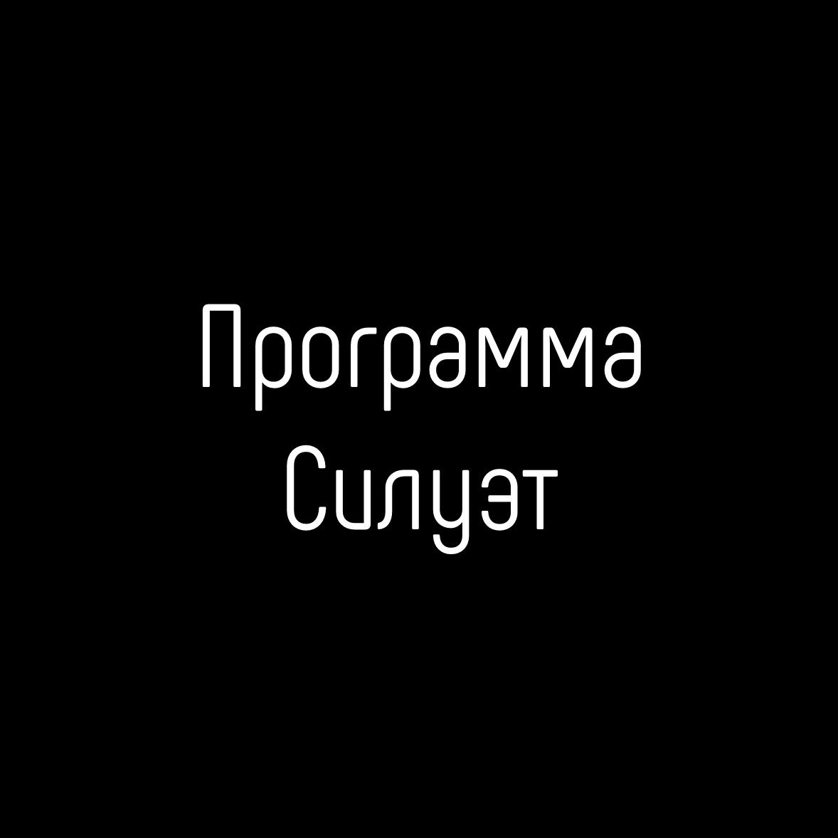 Программа "Силуэт"
