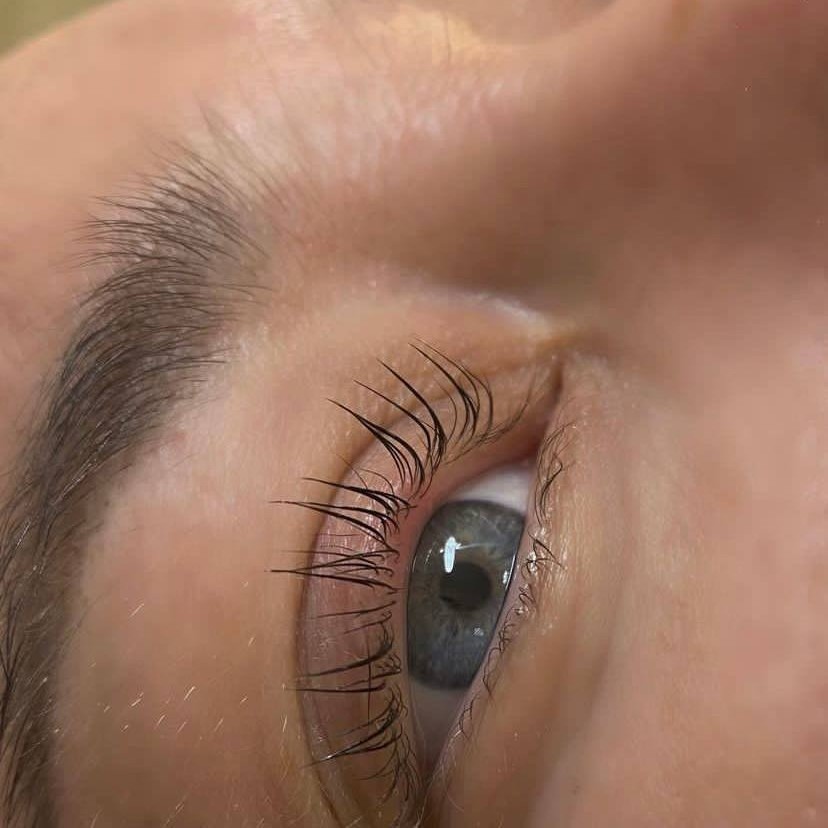 Ламинирование ресниц+окрашивание