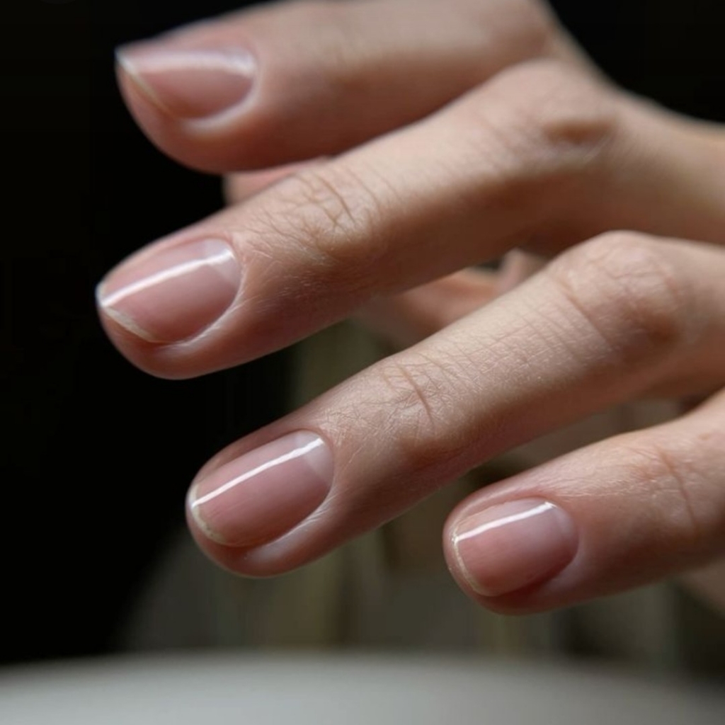 маникюр "японский" глянец натуральных ногтей  / Japanese manicure / מניקור יפני