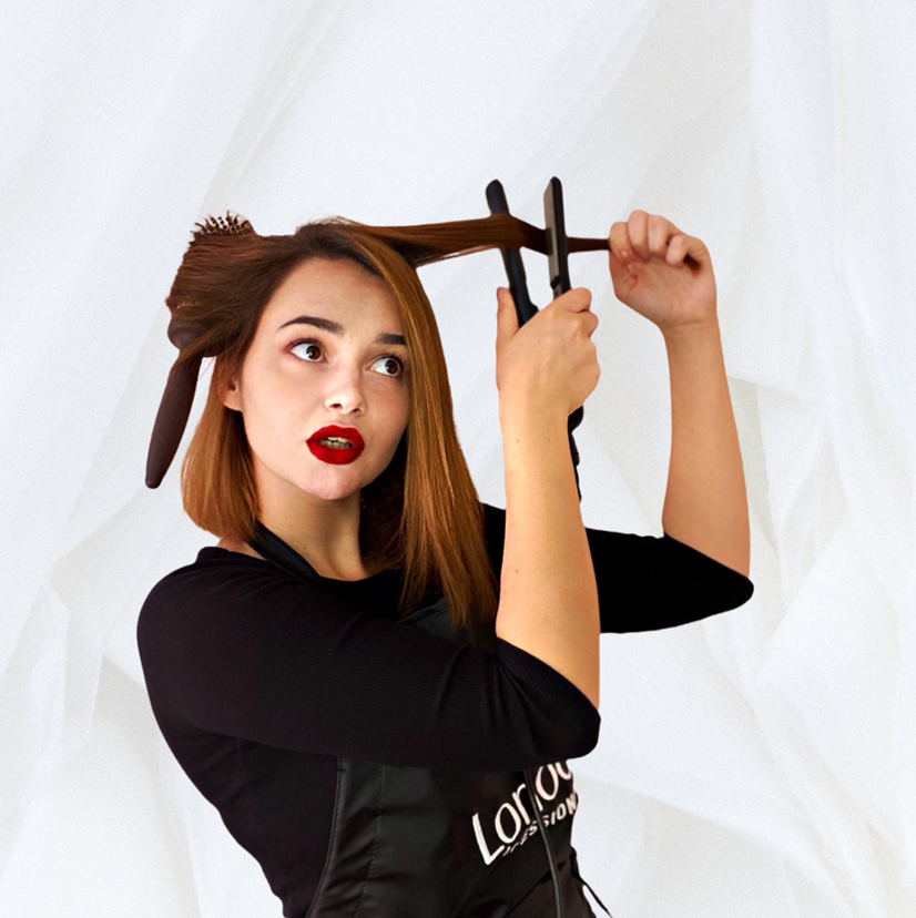 Окрашивание волос и прикорневой обьем