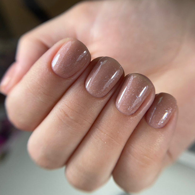 Покрытие камуфлирующей базой/гелем без укрепления полигелем